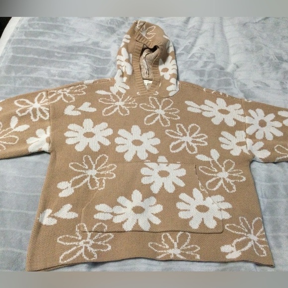 LA Hearts Holly Print Knit Hoodie Sample Size XS - Picture 3 of 7